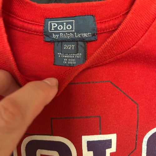 Children's summer T-shirts Polo Ralph Lauren and Marc Jacobs like new, ages 2-3