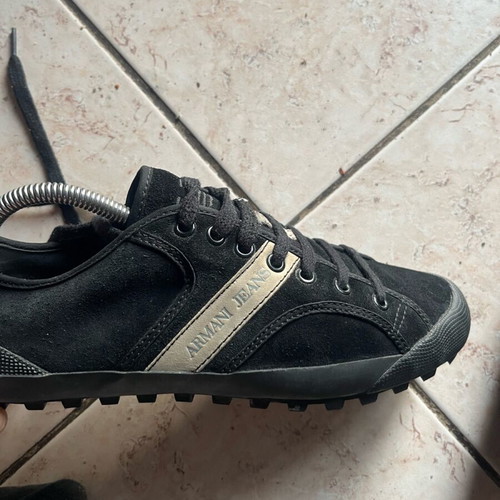 Armani Jeans leather sports shoes new, size 41, black