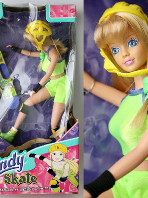 Sindy Skate Vintage 90's Greek Edition Hasbro New