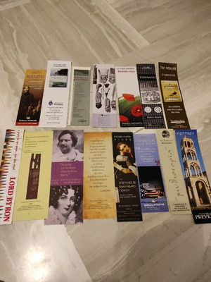 Bookmarks used, pack of 15 pieces