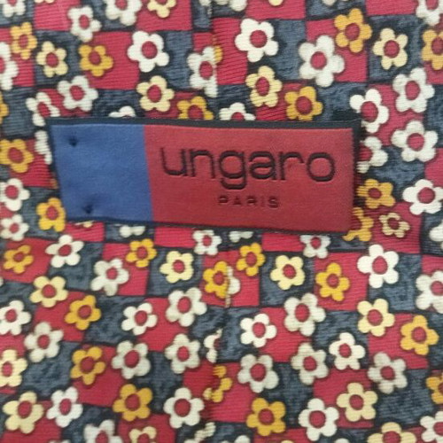 Emanuel Ungaro floral tie like new, multicolored