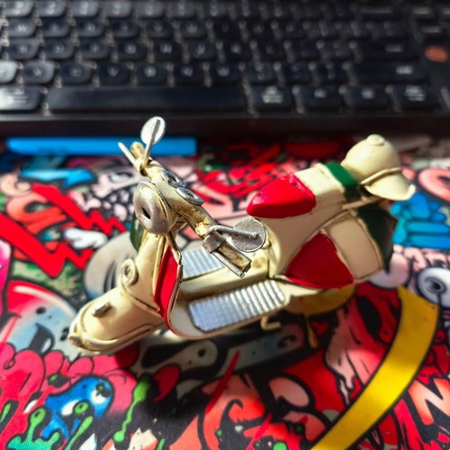 Decorative Vespa scooter miniature used, vintage style