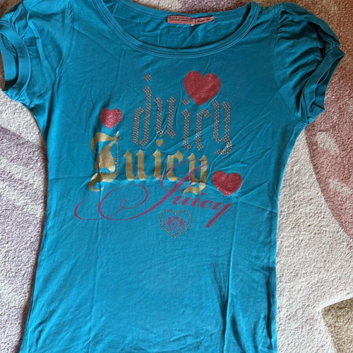 Juicy Couture turquoise T-shirt like new