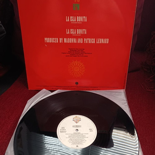 Madonna La Isla Bonita 12" Maxi single used, Greek pressing