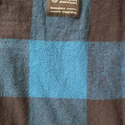 Zara shirt 11-12 years, cotton, like new, black-blue