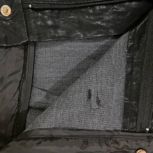 Zara mini skirt like new, black with crinkled leather look