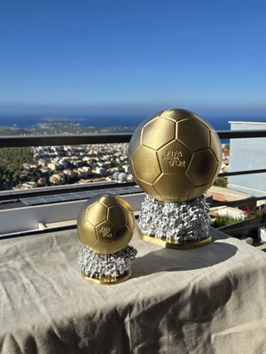 Βραβείο Fifa Ballon d'Or καινούργιο, 3d printed, ύψος 25 εκατοστά