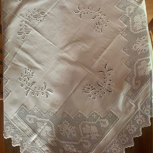Handmade square linen new 1.00x1.00