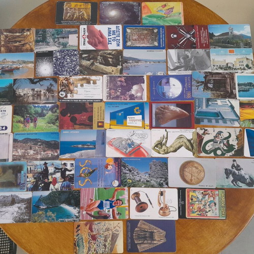 Phone cards used, pack of 200 from the 90s and 00s