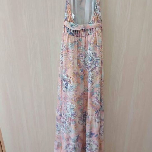 Figaro maxi dress like new, size medium, halter neck