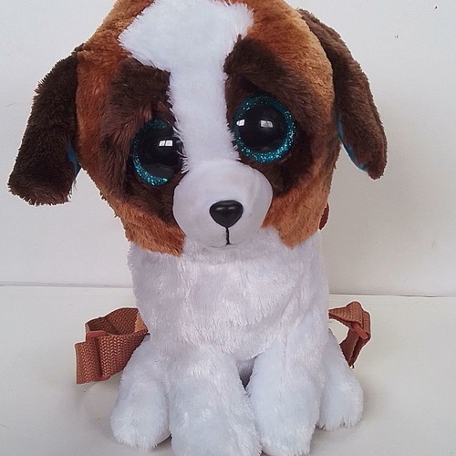 Beanie Boos Ty-Fashion Duke plush dog backpack used
