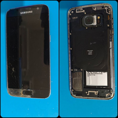 Samsung Galaxy S6 used with broken screen for parts