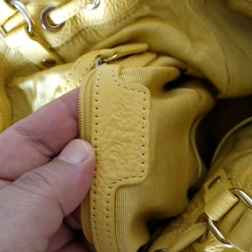 Folli Follie yellow leather shoulder bag used