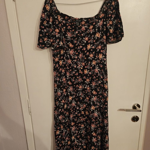 Floral dress New Look like new, brown, size L