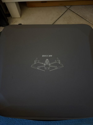DJI Air 3 Fly More Combo used with 3 batteries, battery hub, remote control, case