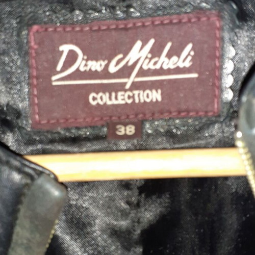 Dino Micheli leather jacket size 38 Small like new, black