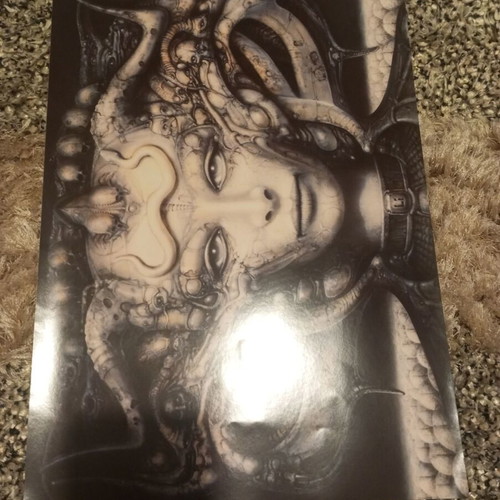 H.R Giger posters used, set of 4 pieces