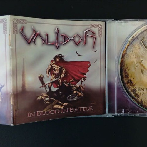 Validor In Blood In Battle CD used, epic heavy metal