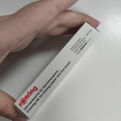 Rotring black waterproof drawing ink 23ml new