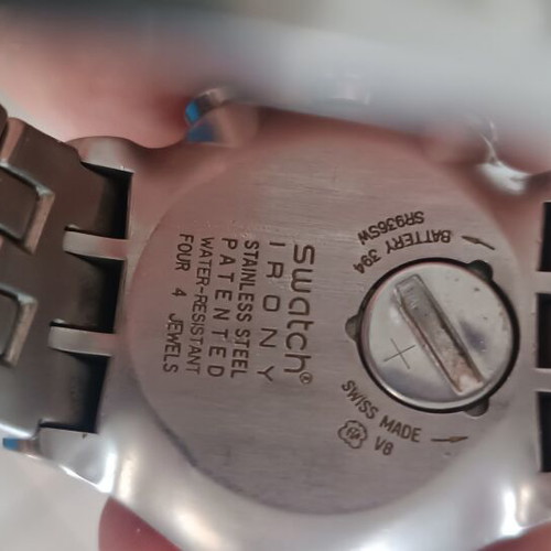 Swatch Irony The Chrono Combination Red YOS427G watch like new