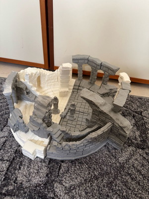 Lord of the Rings 3D Weathertop Terrain Piece σαν καινούργιο, 30x40 ρητίνη