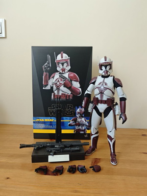 Hot Toys 1/6 Commander Fox figure with accessories
