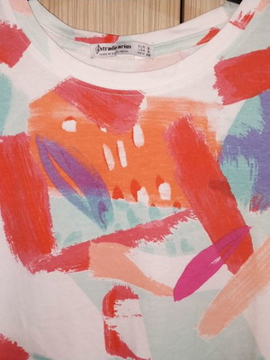 Μπλούζα Stradivarius small μεταχειρισμένη, λευκή, μέγεθος S