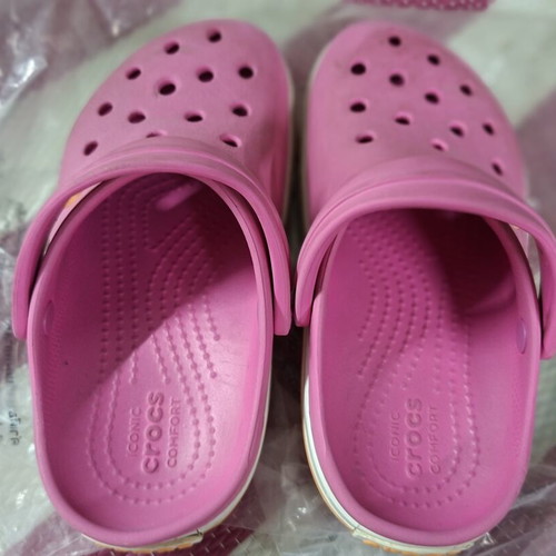 Crocs children's flip-flops used, size C11 (28-29), pink