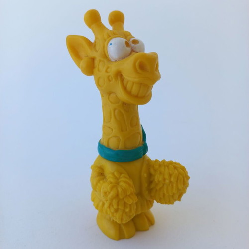 Collectible giraffe cheerleader pen figure Wendy's used, 1992-1995