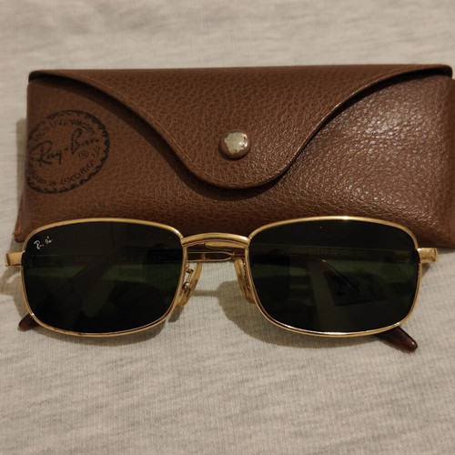 Ray-Ban B,L Usa sunglasses like new, gold color