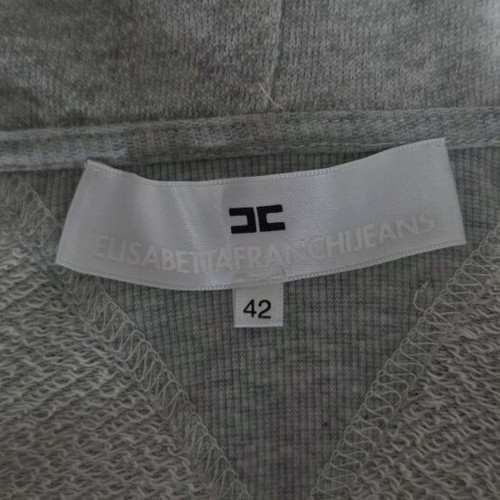 Elisabetta Franchi designer sweatshirt gray like new size 42