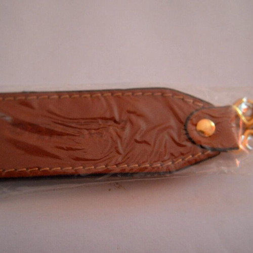 Leather keychain Olympic Airways new