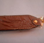 Leather keychain Olympic Airways new