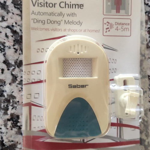 Saber Visitor Chime with Ding Dong Melody, new