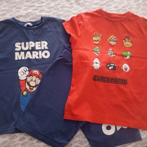 Super Mario boys' t-shirts and shorts set