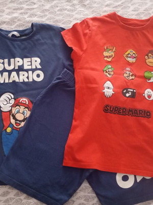Super Mario boys' t-shirts and shorts set