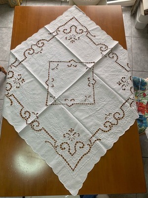 Tablecloth set, square cloth and napkins new