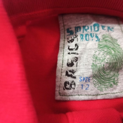 Makó red boys' shirt size 12 used