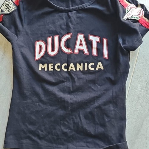 Ducati short-sleeve shirt used, size S, black