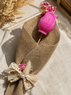Wax flower bouquet new with scent and color choice