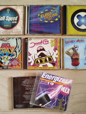 Pack of 9 used CDs with House music, Formel Eins, Guano Apes