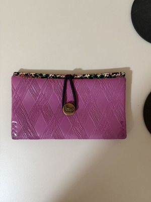 Simona handmade tobacco pouch floral design like new