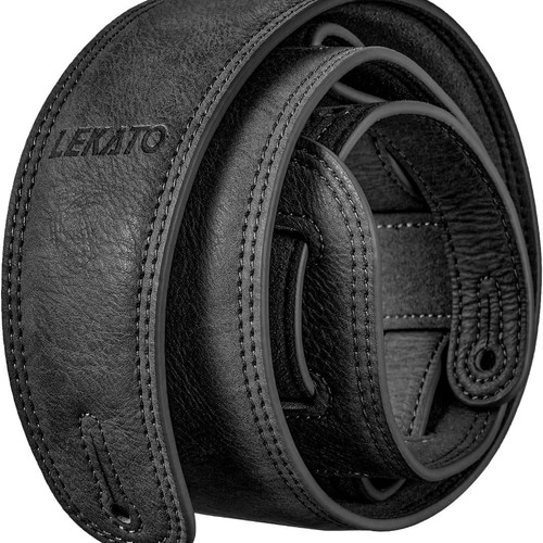 Leather Guitar Strap LEKATO adjustable length 41" to 51" new