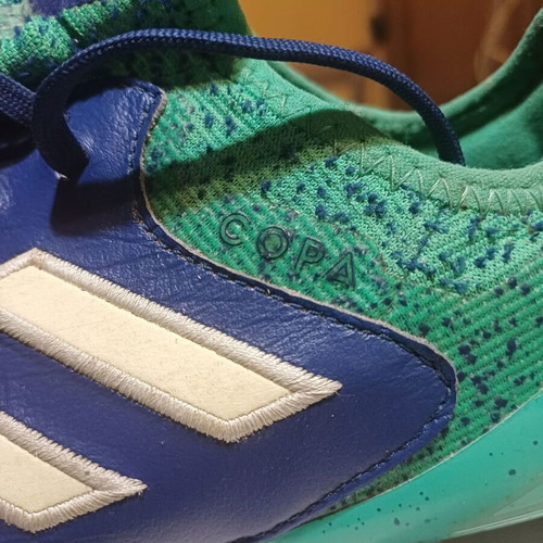 Adidas Football Shoes Like New Size 42 1/2 Blue Green
