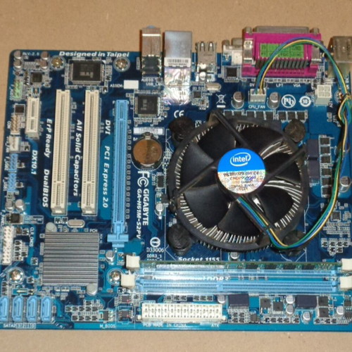 Gigabyte GA-H61M-S2PV motherboard used with Intel Pentium G630 CPU and DDR3 RAM