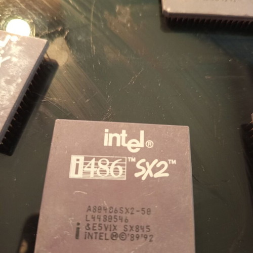 Cpu 386 486 6x86 dx sx dx2 sx2 Intel Overdrive, P75, AMD and Cyrix used pack