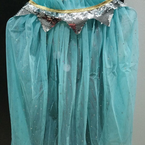 Princess Elsa costume set new, cape with tulle and star accessories