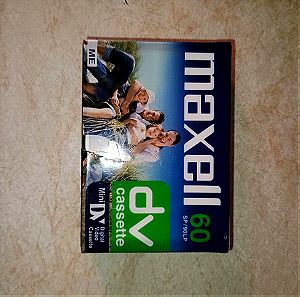 MAXELL mini DV cassette 60sp/90lp σφραγισμενο