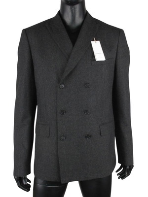 Lindbergh Men's Double-Breasted Blazer XXL New with Tag, Dark Gray