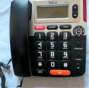Συσκευή τηλεφώνου Telco με ευανάγνωστους αριθμούς